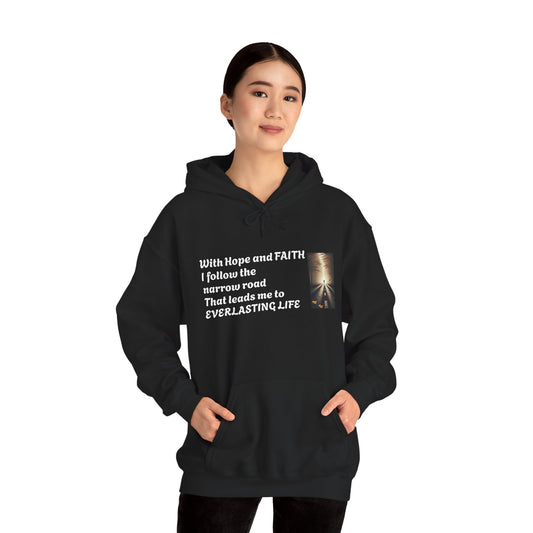 Inspirational Hoodie with HOPE and FAITH Design