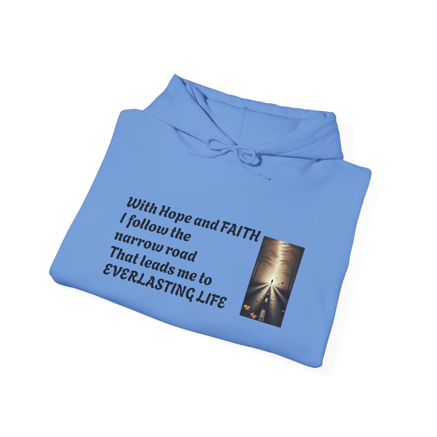 Inspirational Hoodie with HOPE and FAITH Design