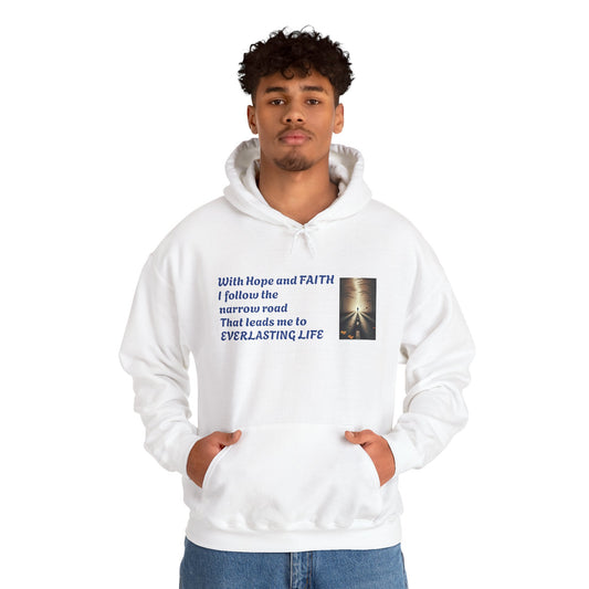 Inspirational Hoodie with HOPE and FAITH Design