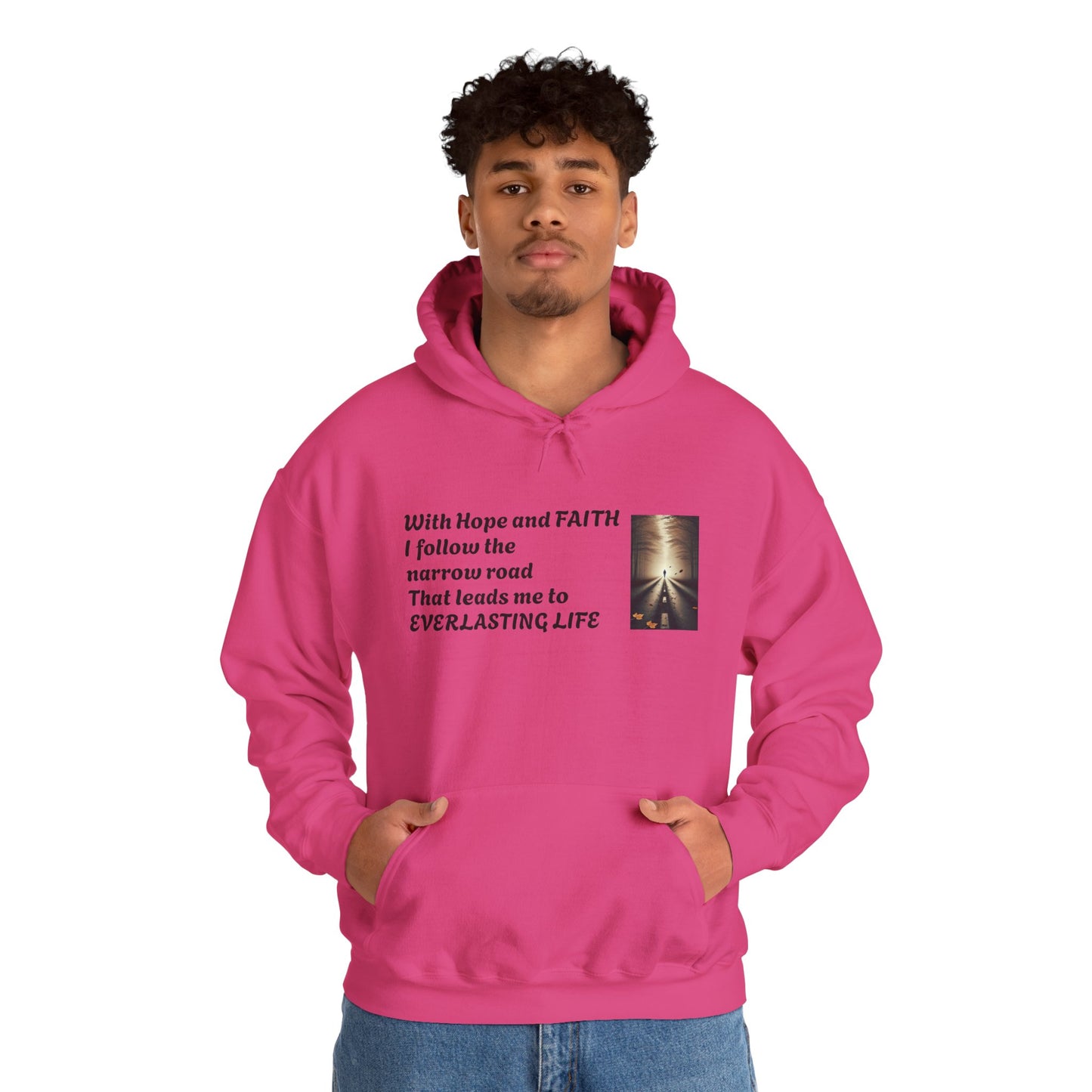 Inspirational Hoodie with HOPE and FAITH Design