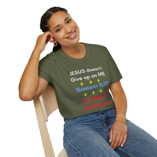 Faith-Inspired Unisex T-Shirt, Inspirational Apparel, Gift for Believers, Everyday Wear, Christian Motivation Tee