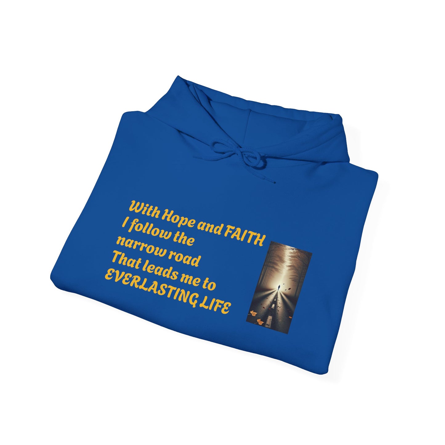 Inspirational Hoodie with HOPE and FAITH Design