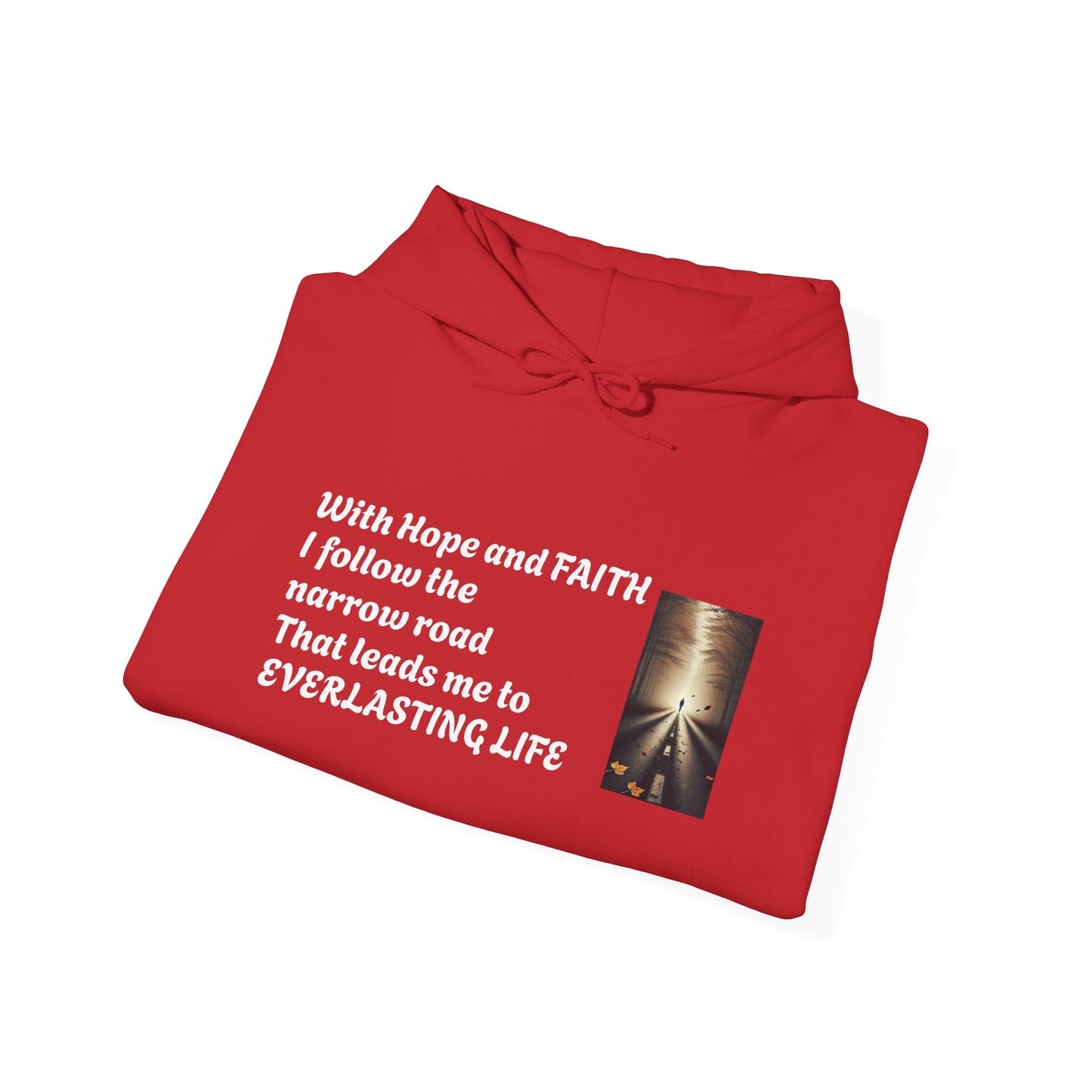 Inspirational Hoodie with HOPE and FAITH Design