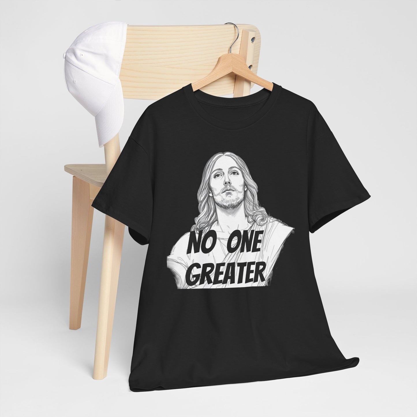 Inspirational Tee - NO ONE GREATER Unisex Heavy Cotton