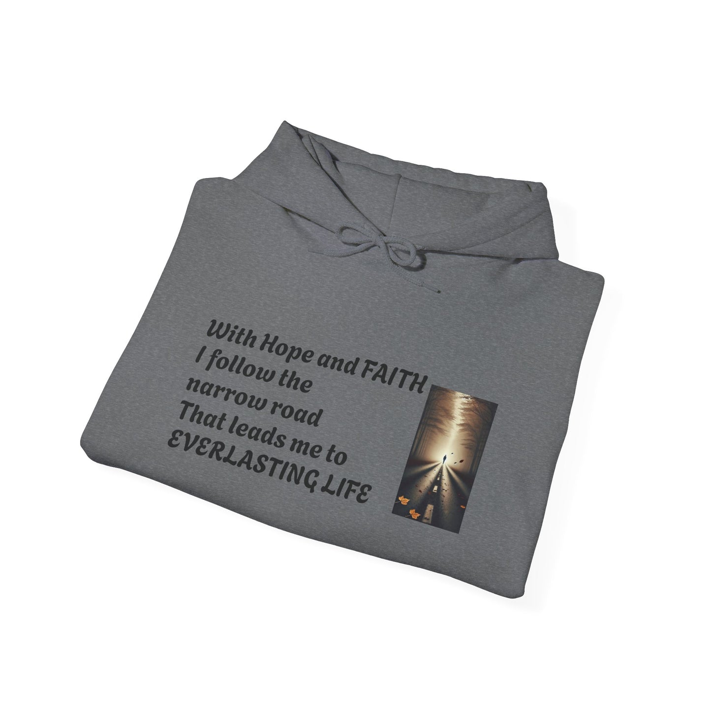 Inspirational Hoodie with HOPE and FAITH Design