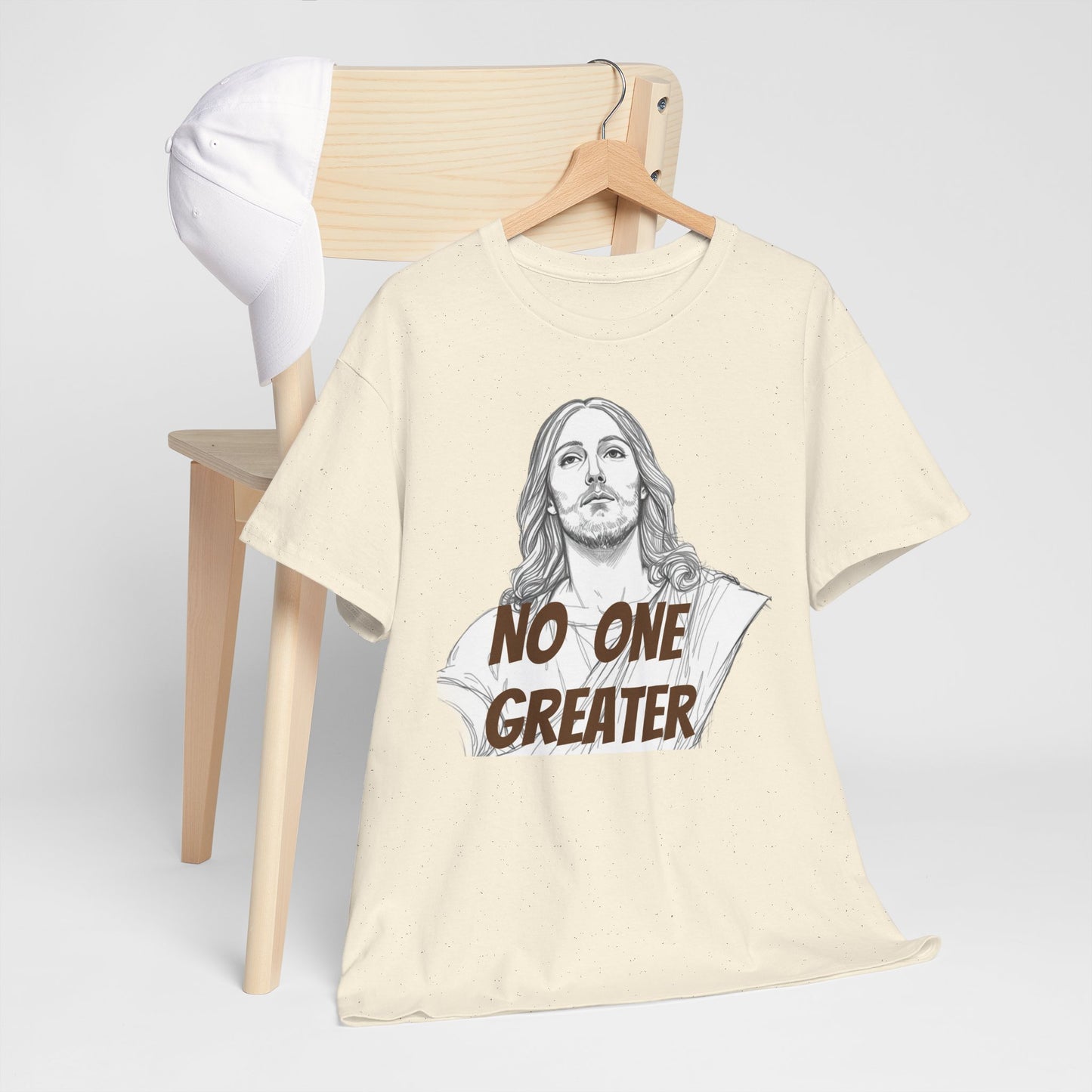 Inspirational Tee - NO ONE GREATER Unisex Heavy Cotton