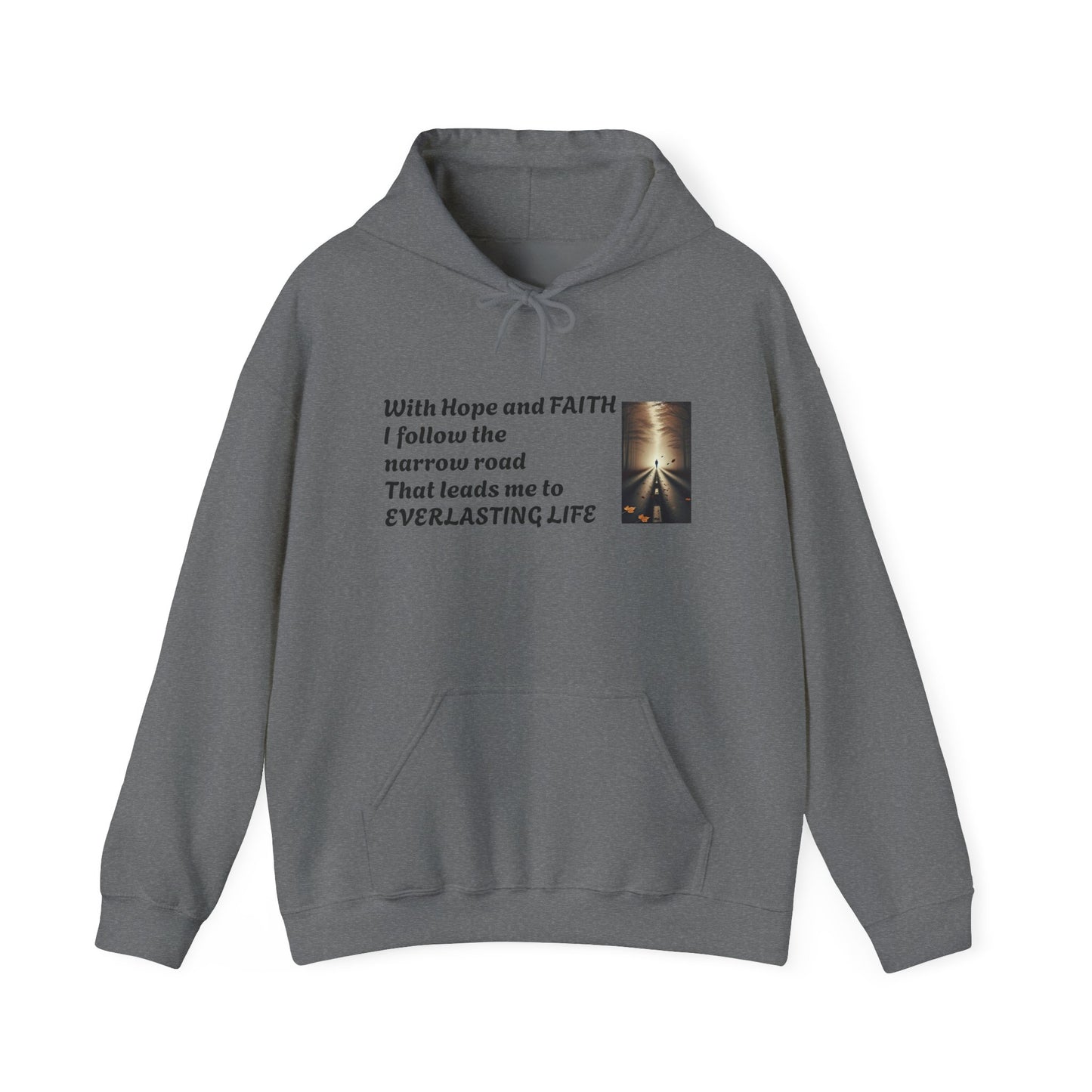 Inspirational Hoodie with HOPE and FAITH Design
