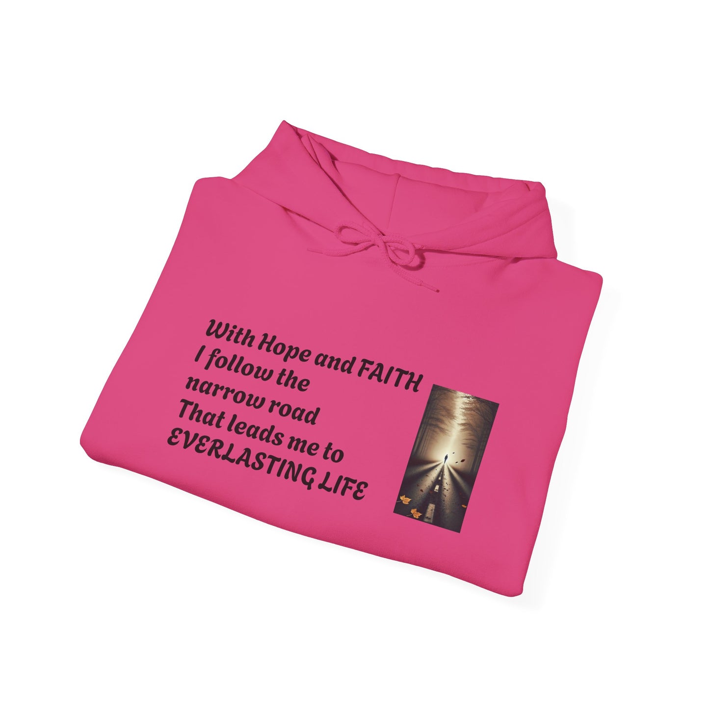 Inspirational Hoodie with HOPE and FAITH Design