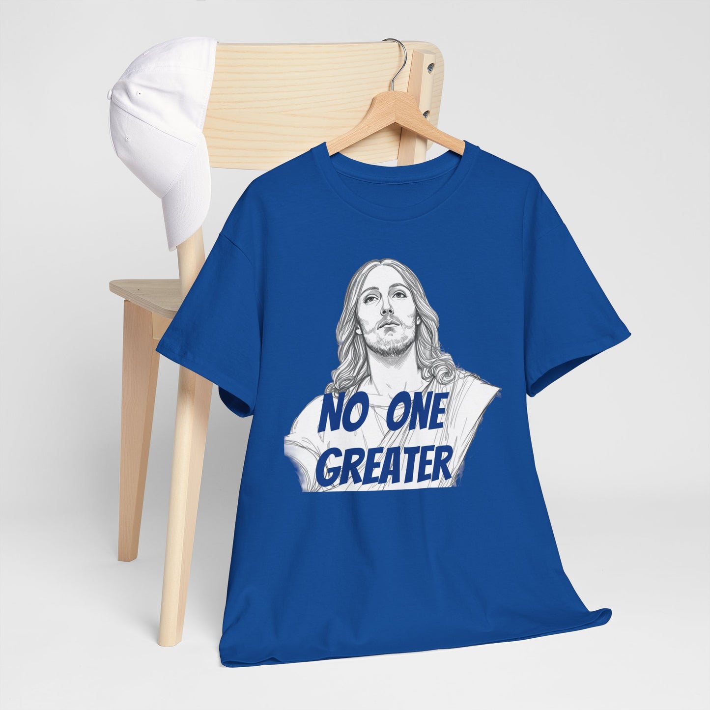 Inspirational Tee - NO ONE GREATER Unisex Heavy Cotton