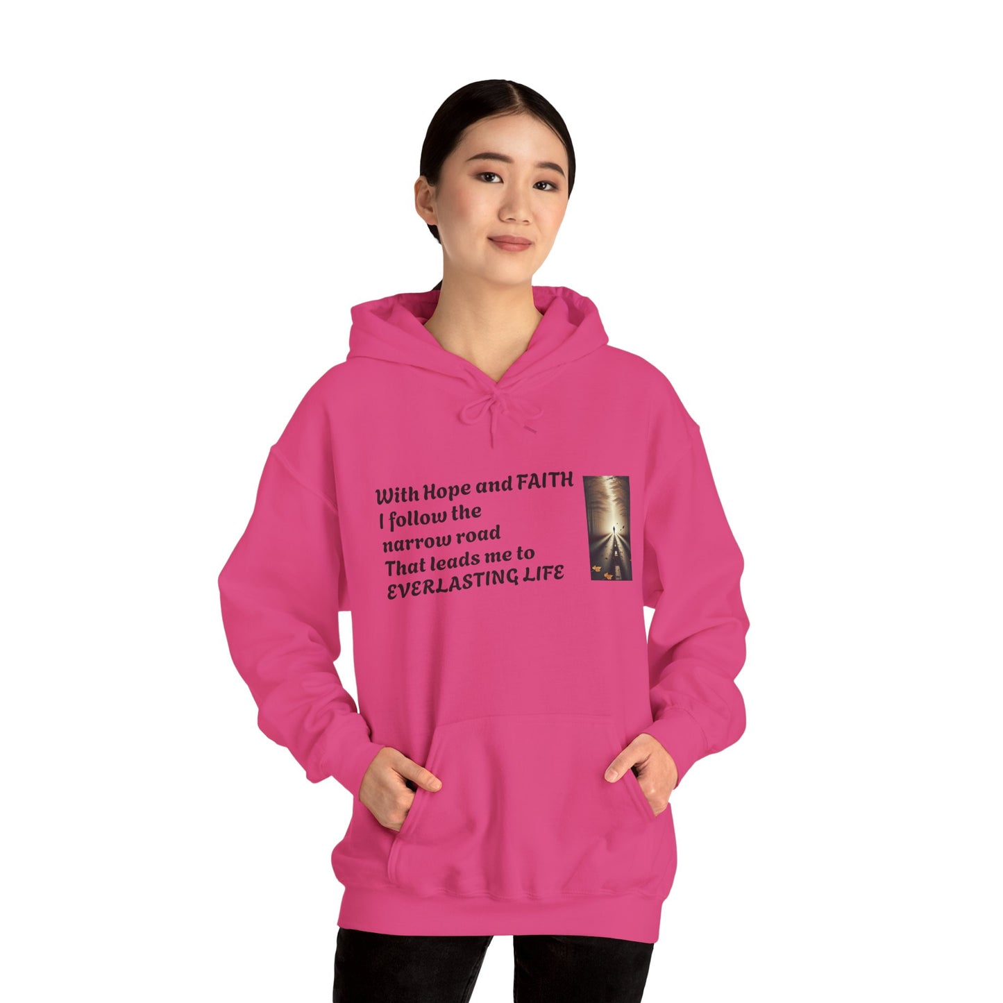 Inspirational Hoodie with HOPE and FAITH Design