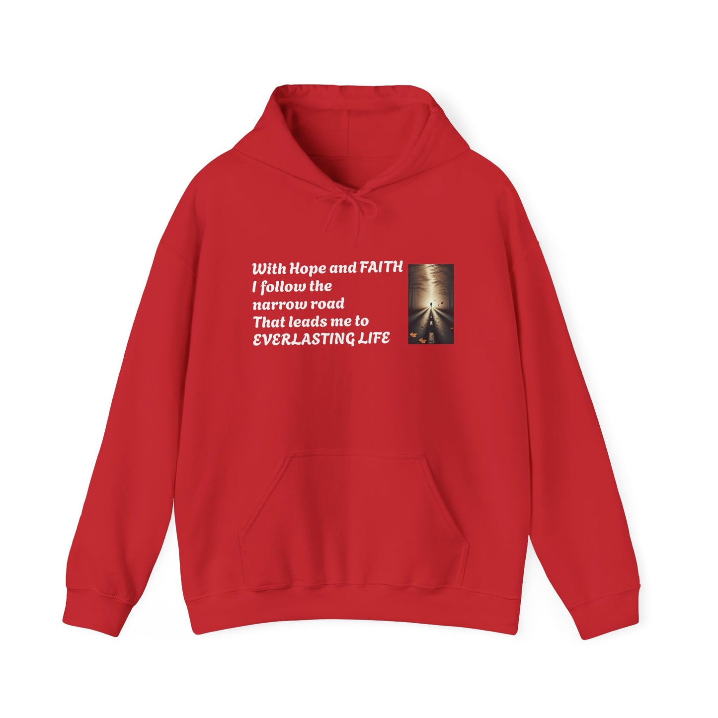 Inspirational Hoodie with HOPE and FAITH Design