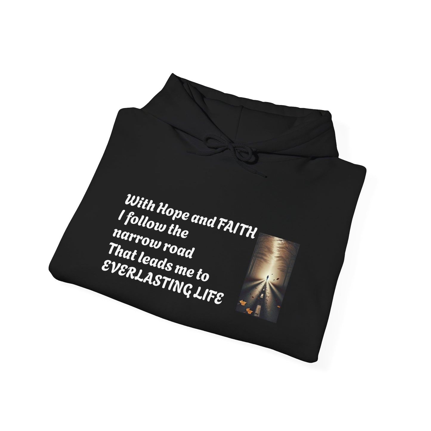 Inspirational Hoodie with HOPE and FAITH Design