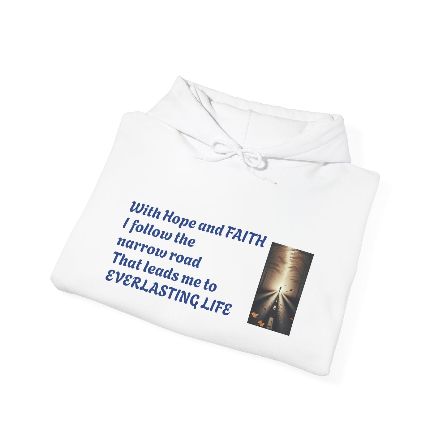 Inspirational Hoodie with HOPE and FAITH Design