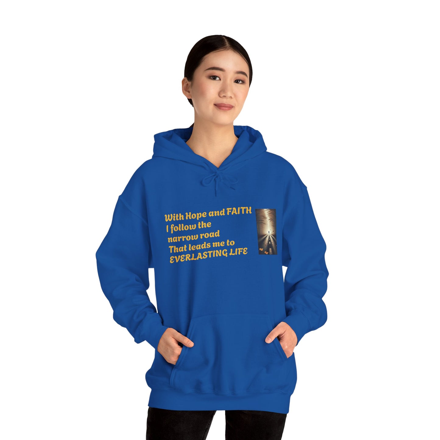 Inspirational Hoodie with HOPE and FAITH Design