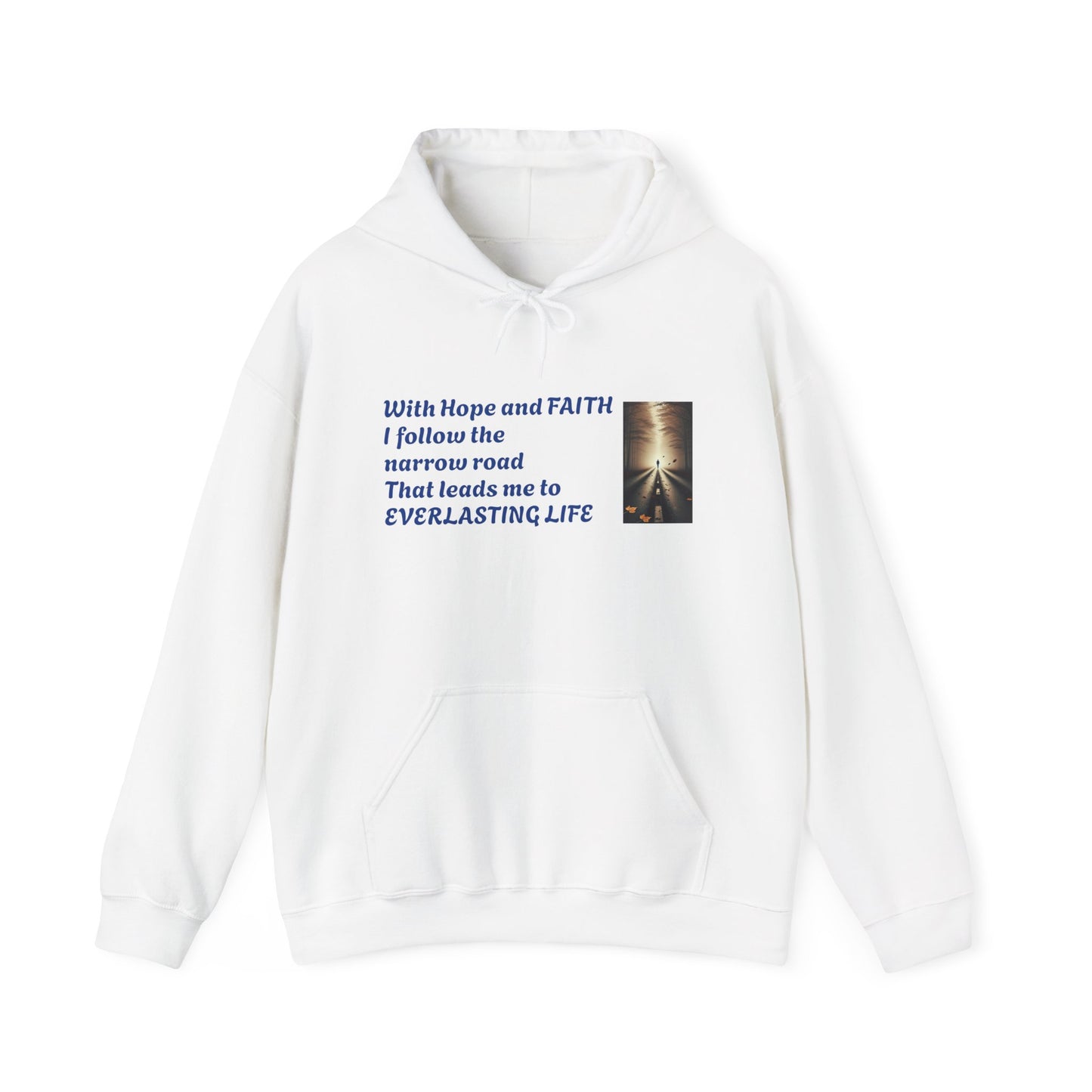 Inspirational Hoodie with HOPE and FAITH Design