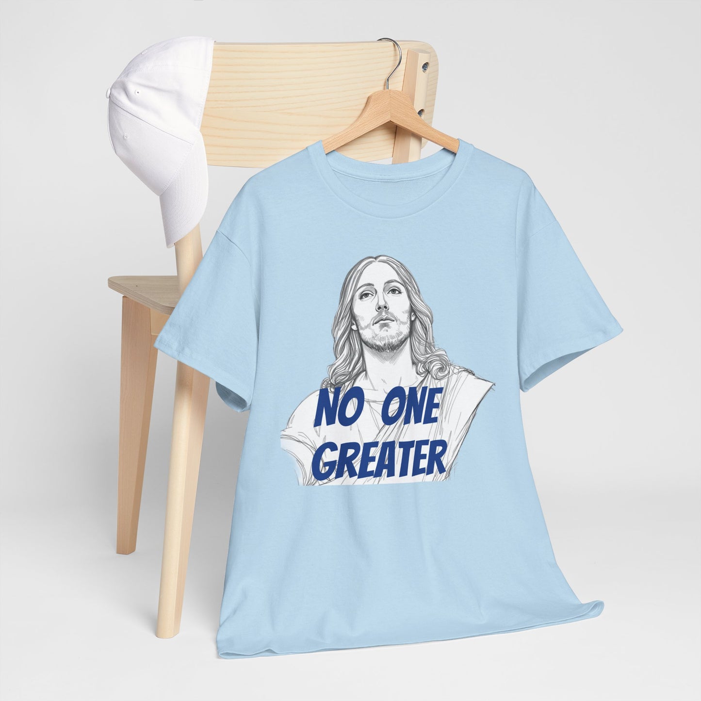 Inspirational Tee - NO ONE GREATER Unisex Heavy Cotton