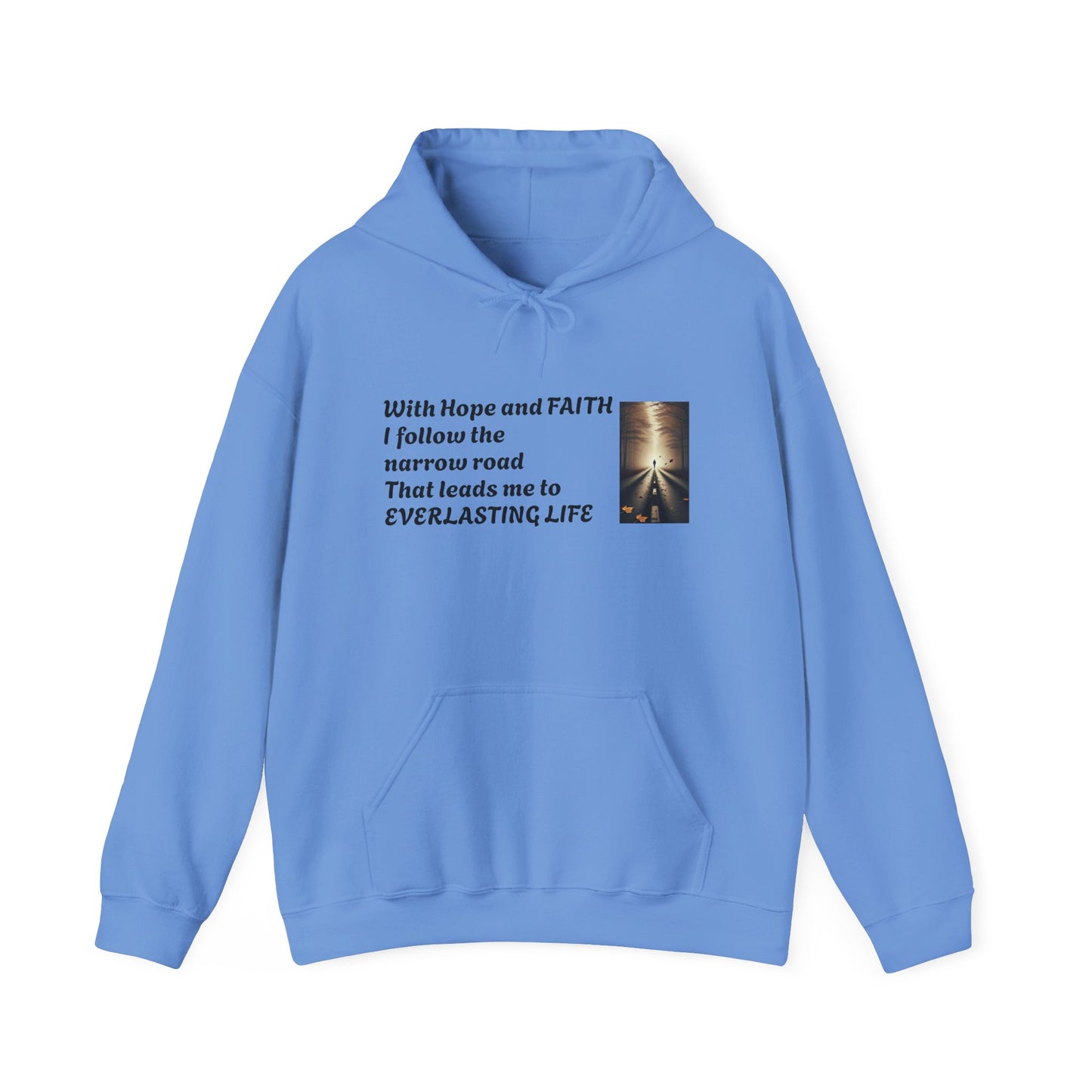 Inspirational Hoodie with HOPE and FAITH Design