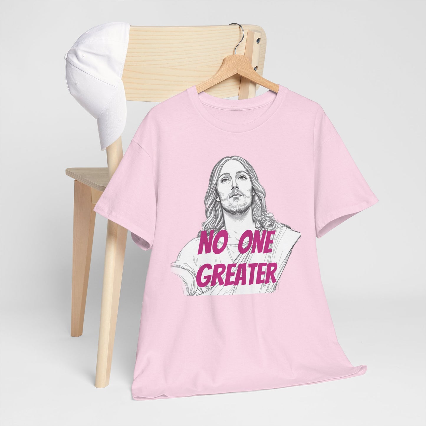 Inspirational Tee - NO ONE GREATER Unisex Heavy Cotton