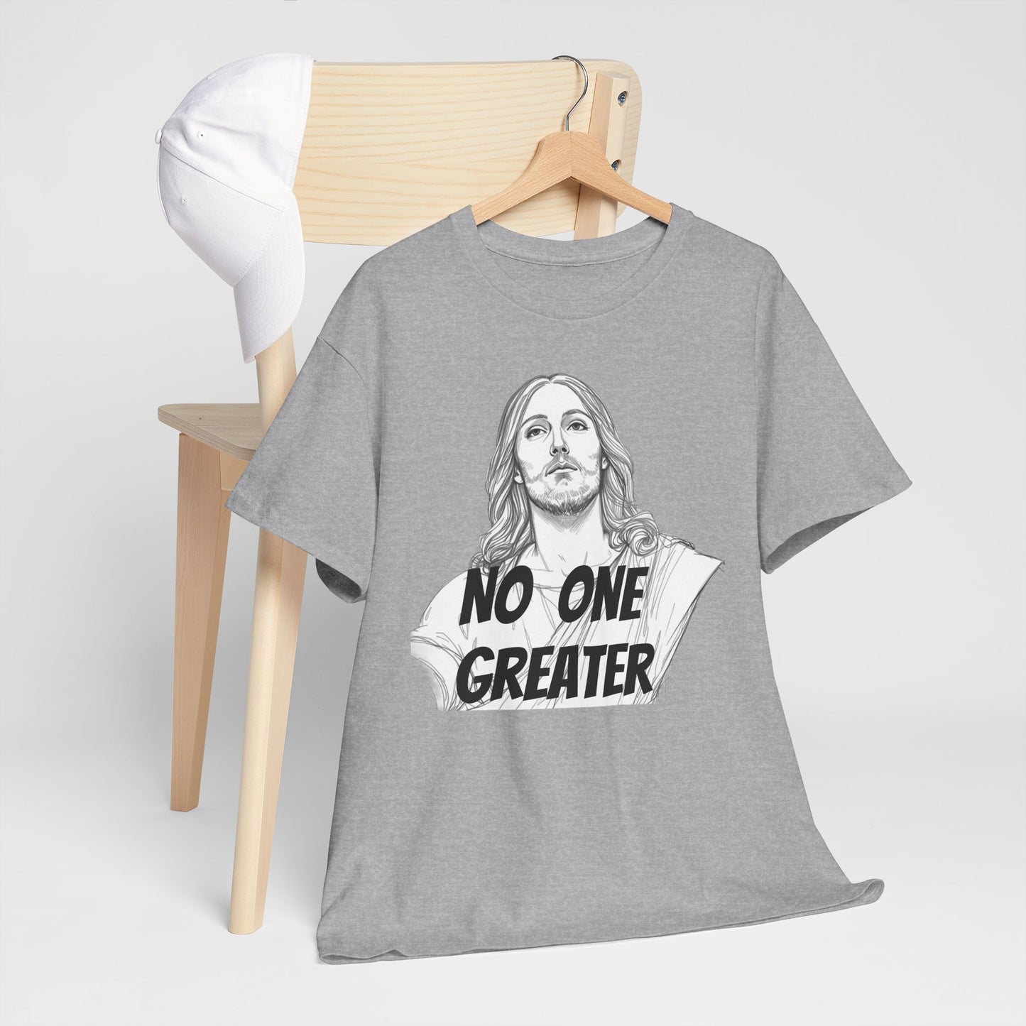 Inspirational Tee - NO ONE GREATER Unisex Heavy Cotton