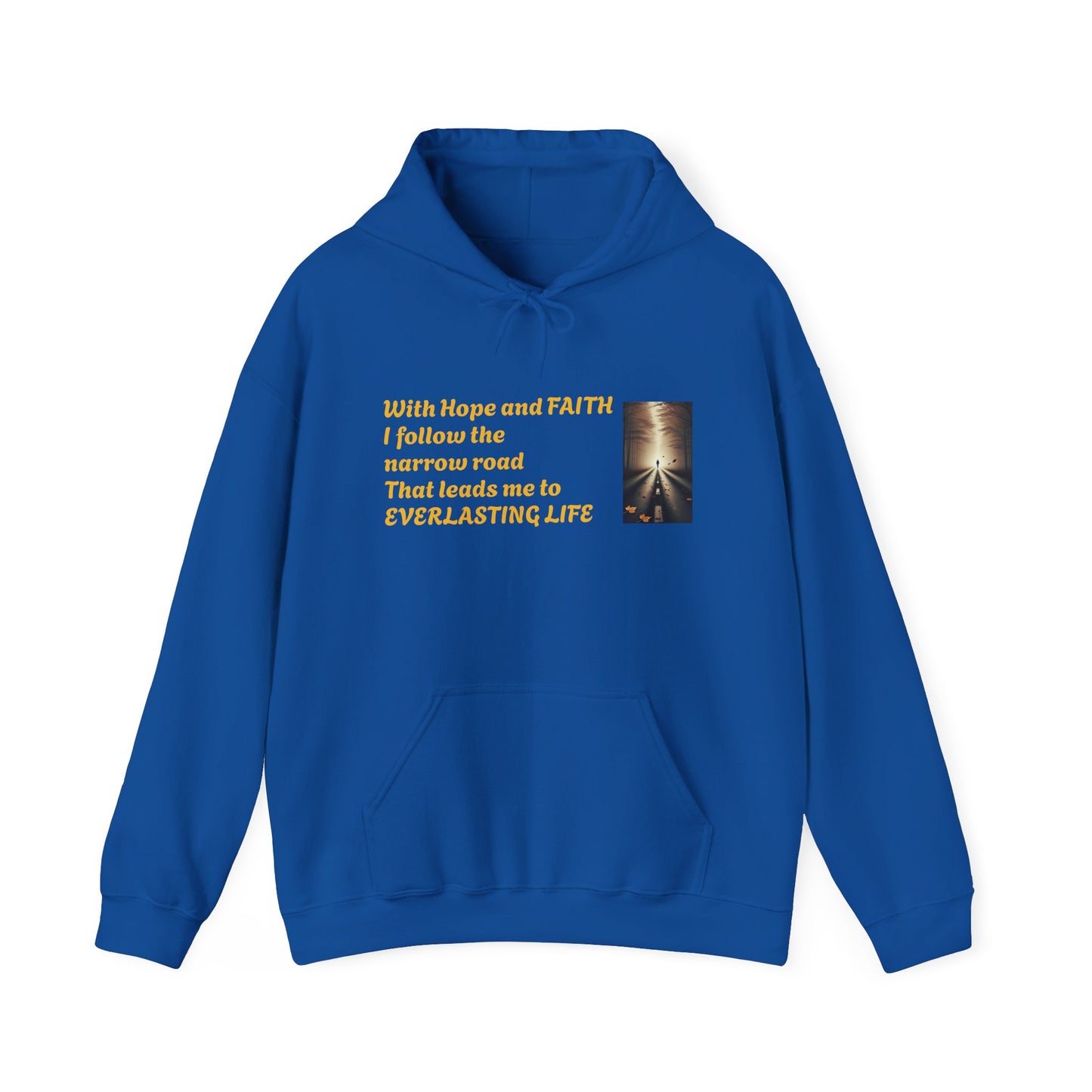 Inspirational Hoodie with HOPE and FAITH Design