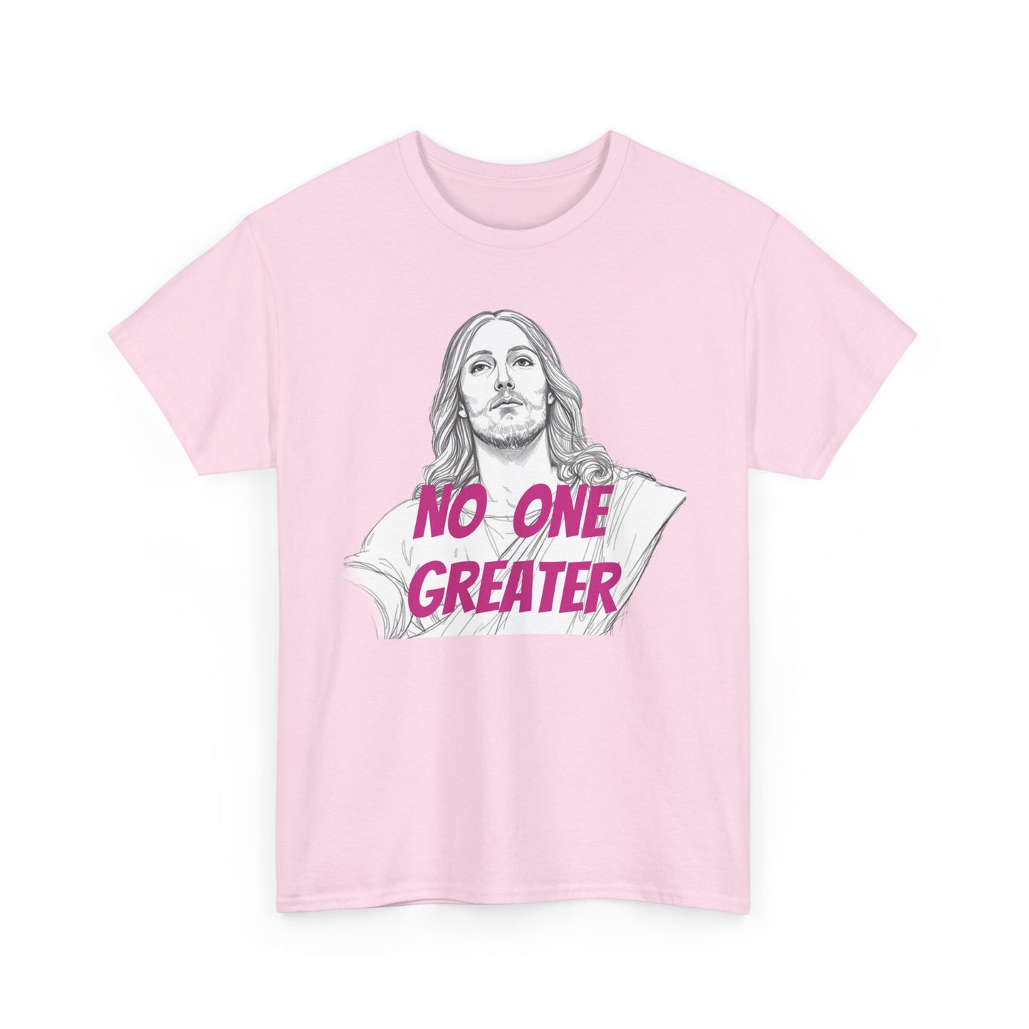 Inspirational Tee - NO ONE GREATER Unisex Heavy Cotton
