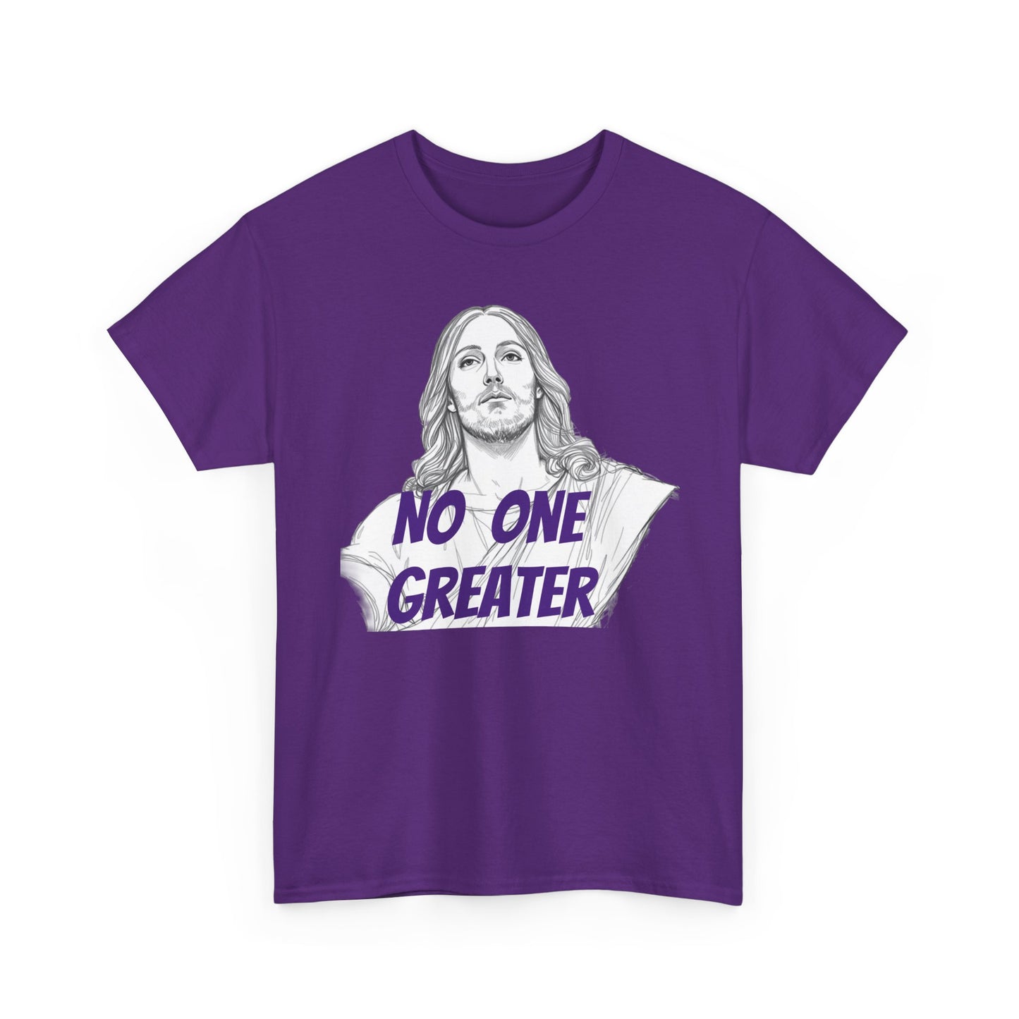 Inspirational Tee - NO ONE GREATER Unisex Heavy Cotton