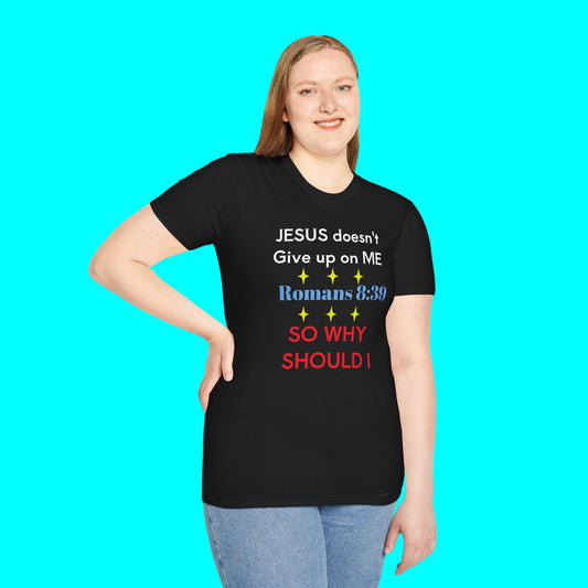 Faith-Inspired Unisex T-Shirt, Inspirational Apparel, Gift for Believers, Everyday Wear, Christian Motivation Tee